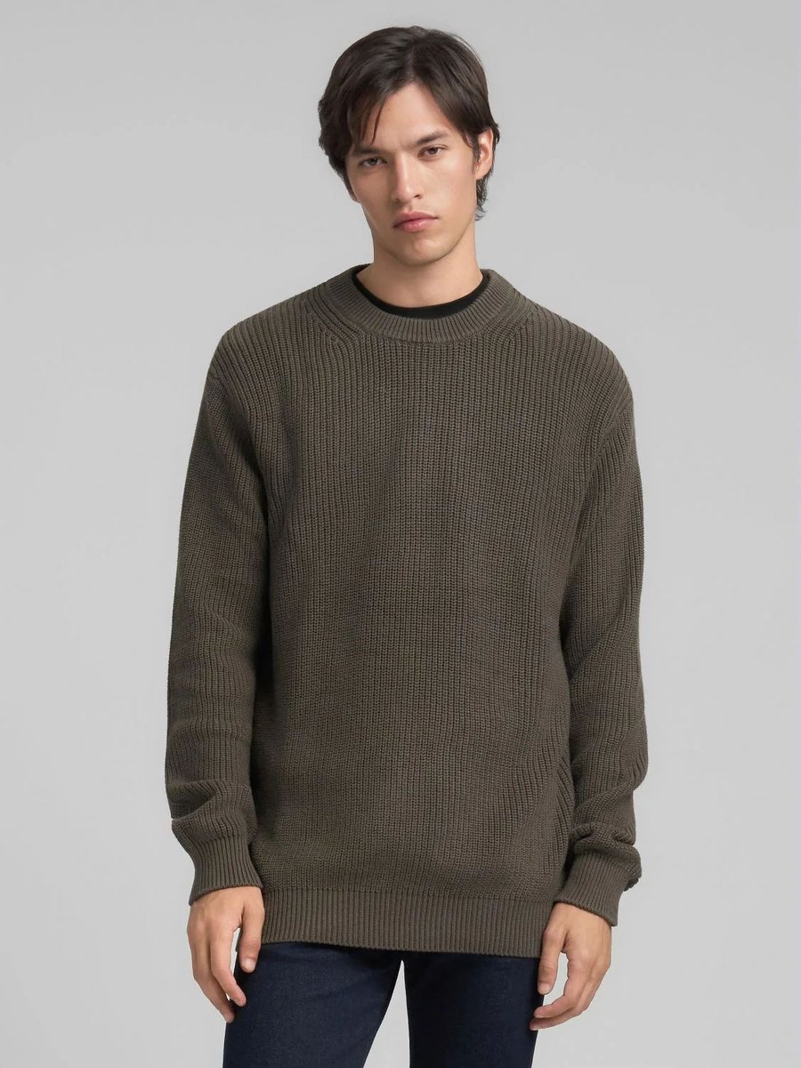 maglie mężczyzna replay uk4722.g23788 759 mud green