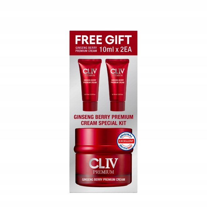 Cliv odżywczo-ujędrniający krem do twarzy, 50 ml krem do twarzy, 2x10 ml