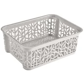 Pojemniki kuchenne - Branq DOSTAWCA Koszyk Bamboo 3 1713 Szary BRA000213 - miniaturka - grafika 1