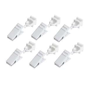 Żabki ze ślizgiem do profilu aluminiowego 10 szt. białe - Akcesoria do wystroju okien - miniaturka - grafika 1
