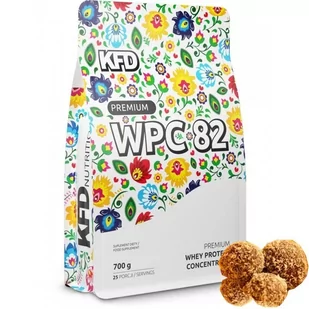 Białko Kfd Wpc 82 700G Trufle Kokosowe - Odżywki białkowe - miniaturka - grafika 1