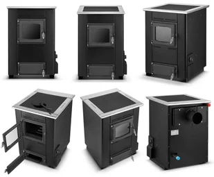 Kuchnia węglowa kocioł piec CO z płaszczem wodnym 25-27kW (średnica wylotu spalin: 150 mm) - spełnia anty-smogowy EkoProjekt 99682507 - Kuchnie węglowe - miniaturka - grafika 11