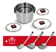 Zestawy garnków i patelni - Zestaw garnków 6 el. Kompact Zwieger + akcesoria Visionary GRATIS - miniaturka - grafika 1