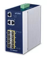 Pozostałe akcesoria sieciowe - Planet IGS-10080MFT Switch przem. 8xSFP, 2xGE zarz. - miniaturka - grafika 1