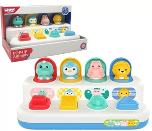 WOOPIE BABY Zabawka Edukacyjna Wyskakujące Zwierzątka POP-UP - Zabawki interaktywne dla dzieci - miniaturka - grafika 1