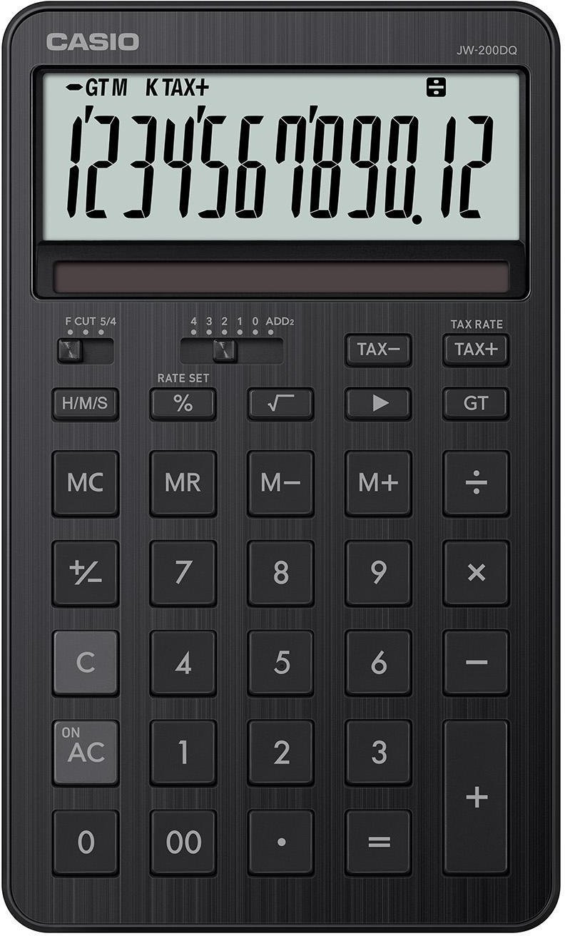 Casio Kalkulator JW-200DQ-BK black