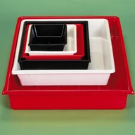 Wyposażenie ciemni fotograficznej - Kaiser Kuweta 20x25cm czerwona - miniaturka - grafika 1