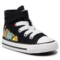 Trampki damskie - Converse Trampki Ctas Hi A01229C Black/Multi/White - miniaturka - grafika 1