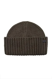 Calvin Klein Męska czapka zimowa męska Cuff Hat, Brązowe, duże prążkowane ściągacze, jeden rozmiar - Czapki damskie - miniaturka - grafika 1