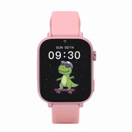Smartwatch - Garett Kids N!ce Pro 4G Różowy - miniaturka - grafika 1