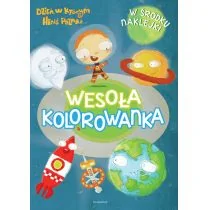 praca zbiorowa Heniś Wesoła kolorowanka z naklejkami - Książki edukacyjne - miniaturka - grafika 3