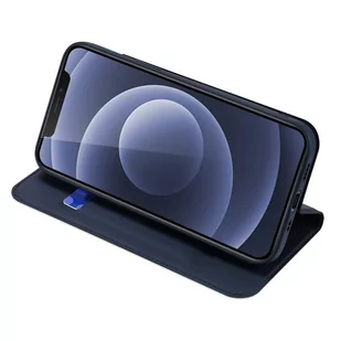Dux Ducis Skin Pro kabura etui pokrowiec z klapką iPhone 13 mini niebieski - Etui i futerały do telefonów - miniaturka - grafika 4