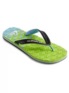 Sandały męskie - Quiksilver sandały męskie ahuey, zielony 1, 44 EU - miniaturka - grafika 1