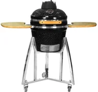 Grille - Majowo GRILL CERAMICZNY WĘGLOWY 16" Z POKRYWĄ I PÓŁKAMI BOCZNYMI - miniaturka - grafika 1