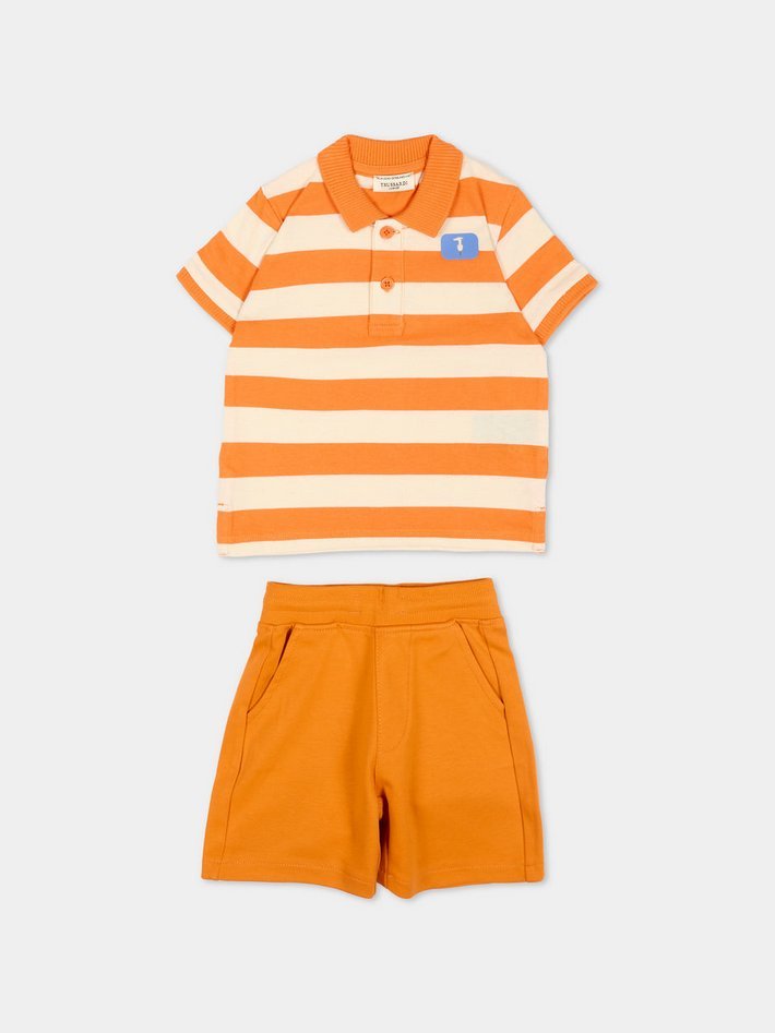 set bambino pomarańczowy