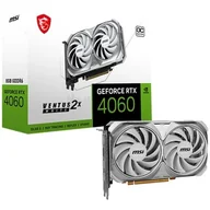 Karty graficzne - MSI GeForce RTX 4060 VENTUS 2X White OC 8GB GDDR6 RTX4060VENTUS2XW8GOC - miniaturka - grafika 1