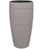 Donice - Doniczka Passa Wysoka z wkładem Taupe H:78cm 40x40 - miniaturka - grafika 1