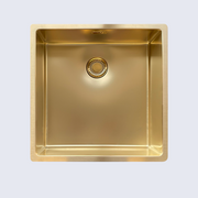 Zlewozmywaki - Zlewozmywak Reginox New York 40x40 złoto GOLD FLAX - R35139 - miniaturka - grafika 1
