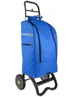 Torby i wózki na zakupy - Wózek torba na zakupy na kółkach Partner CasaSi z dużymi kółkami niebieski - miniaturka - grafika 1