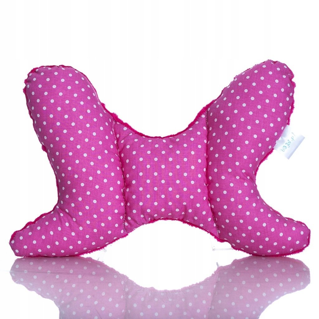 Poduszka Podróżna Motylek Antywstrząsowy Minky