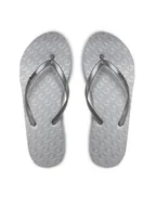 Klapki i japonki damskie - Roxy Japonki ARJL100663 Srebrny - miniaturka - grafika 1