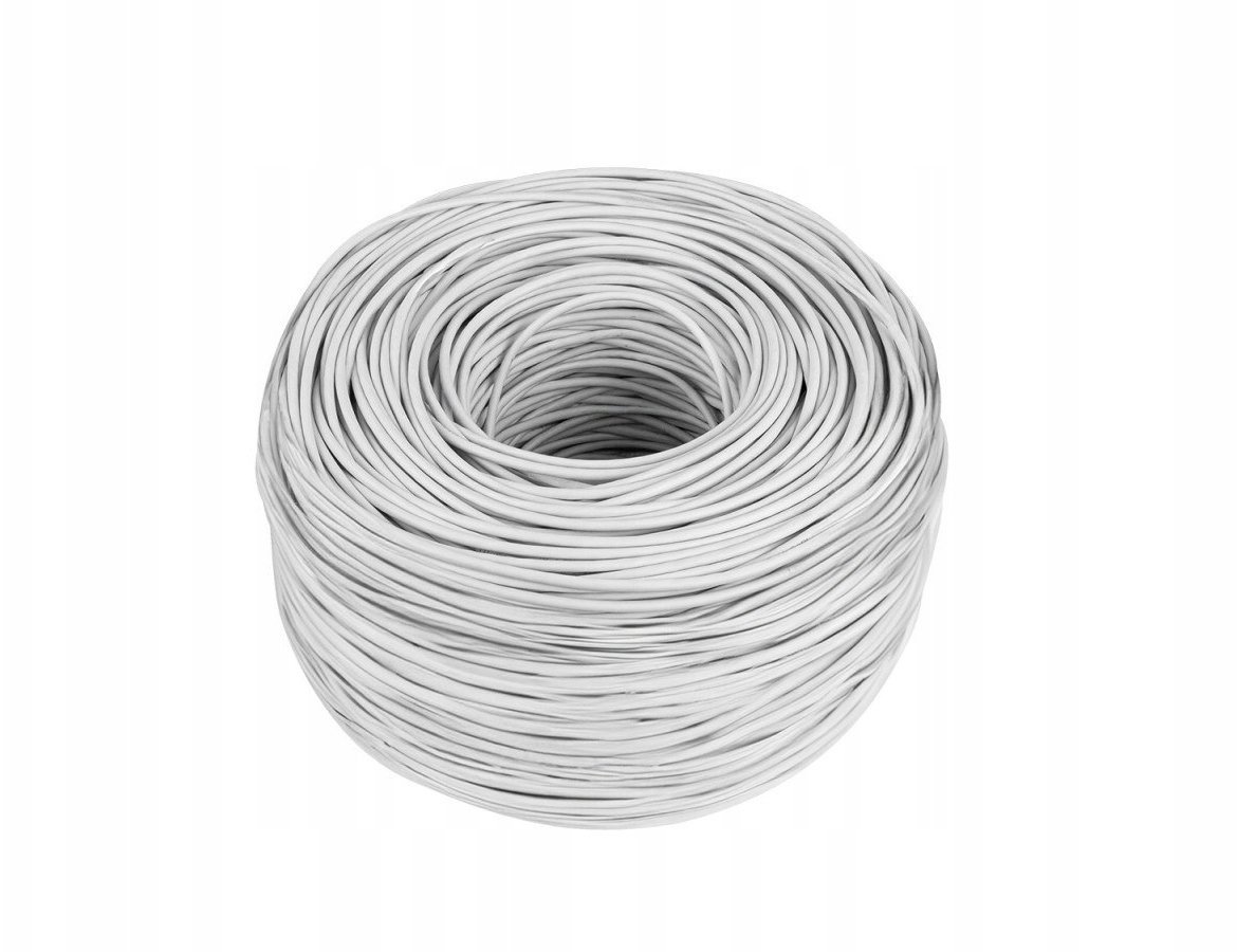Lanberg Kabel LAN UTP KAT.5E 305M DRUT CU LSZH SZARY CPR LCU5L-11CU-0305-S