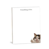 Inne - TEMU Wszystko jest w porządku, zabawny notatnik - 4 x 5.25 cala, 50 kartek - Uroczy notatnik - Nowość, dowcip, prezent do pracy, biura, przyjaciół i - miniaturka - grafika 1