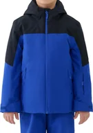 Kurtki narciarskie - Kurtka narciarska dla chłopca 4F M0821 kobalt 4FJWAW25TTJAM0821 36S 164cm - miniaturka - grafika 1