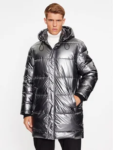 Guess Kurtka zimowa M3BL43 WEHC0 Srebrny Regular Fit - Kurtki męskie - miniaturka - grafika 1