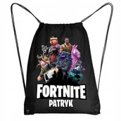 Plecaki worki - Worek Szkolny Na Buty Workoplecak WF Do Przedszkola Gra Fortnite Postacie #1 - miniaturka - grafika 1