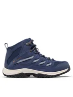 Buty trekkingowe damskie - Columbia Trekkingi Crestwood Mid Waterproof 2099861 Niebieski - miniaturka - grafika 1