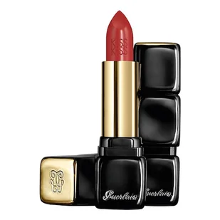 Guerlain 330 Red Brick KissKiss Satynowa Pomadka do ust 3.5 g - Szminki - miniaturka - grafika 2