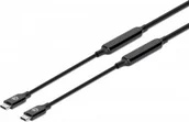 Kable USB - Kabel USB Manhattan USB 3.2 Gen 2 Aktives Typ-C Kabel 5m 10 Gbit/s 60W - miniaturka - grafika 1