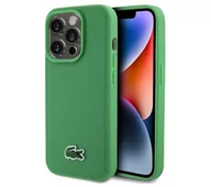 Etui i futerały do telefonów - Lacoste LCHMP15XPVCN Hardcase Iconic Petit Pique MagSafe do iPhone 15 Pro Max Zielony - miniaturka - grafika 1