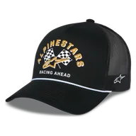 Czapki damskie - Czapka Trucker Alpinestars Finisher CzarnyOnesize - miniaturka - grafika 1