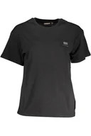 Koszulki i topy damskie - DAMSKI T-SHIRT Z KRÓTKIM RĘKAWEM NAPAPIJRI CZARNY - miniaturka - grafika 1