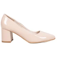 Czółenka - Klasyczne Czółenka VINCEZA beżowy - Vinceza - miniaturka - grafika 1