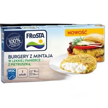FRoSTA Burgery rybne z mintaja 180g