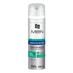 AA Men Advanced pianka do golenia nawilżająco-ochronna 300ml - Kosmetyki do golenia - miniaturka - grafika 1