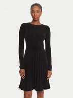 Sukienki - Guess Sukienka dzianinowa W5BK79 Z3902 Czarny Regular Fit - miniaturka - grafika 1