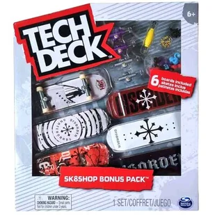 Zestaw do fingerboard SPIN MASTER Tech Deck Sk8Shop Bonus Pack Disorder - Samochody i pojazdy dla dzieci - miniaturka - grafika 1