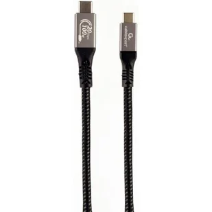 Kabel USB-C - USB-C CABLEXPERT USB 3.2 Gen. 2 100W 1.5 m Czarny - Kable USB - miniaturka - grafika 1