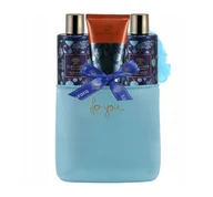 Zestawy kosmetyków damskich - Aurora Elegance Wild Jasmine zestaw prezentowy żel pod prysznic + krem do rąk + balsam + gąbka - miniaturka - grafika 1