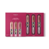 Szminki - KIKO Milano Unlimited Double Touch Lip Set zestaw do makijażu ust składający się z 3 płynnych pomadek dwuetapowych Nude Attitude - miniaturka - grafika 1