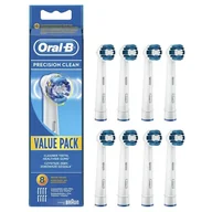 Końcówki do szczoteczek elektrycznych - Oral-B Końcówka szczoteczki Precision Clean EB 20-8 8szt. PCEB8CMWH - miniaturka - grafika 1