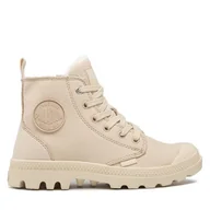 Botki damskie - Trapery Palladium Pampa Hi Zip Wl 95982-217-M Beżowy - miniaturka - grafika 1