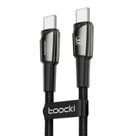 Kable USB - Kabel USB-C do USB-C Toocki, 1m, 140W (czarny) - miniaturka - grafika 1