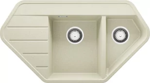 Zlew BRANDE LINK DUAL 900-80 BEIGE (beżowy) - Zlewozmywaki - miniaturka - grafika 1