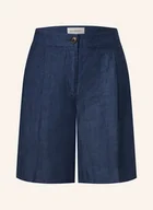 Spodenki damskie - Msch Copenhagen Szorty Z Lnu Mschnaira Claritta blau - miniaturka - grafika 1
