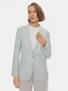 Calvin Klein Marynarka Essential K20K206477 Zielony Regular Fit - Marynarki i żakiety damskie - miniaturka - grafika 1